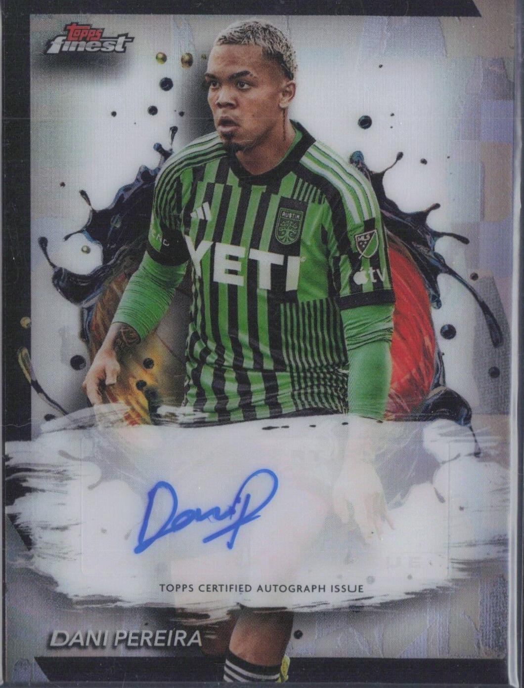 Dani Pereira #BA-DP Soccer Cards 2024 Topps Finest MLS Autograph