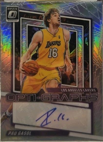 Pau Gasol #OG-PAU 2023-24 Donruss Optic Basketball Opti-Graphs