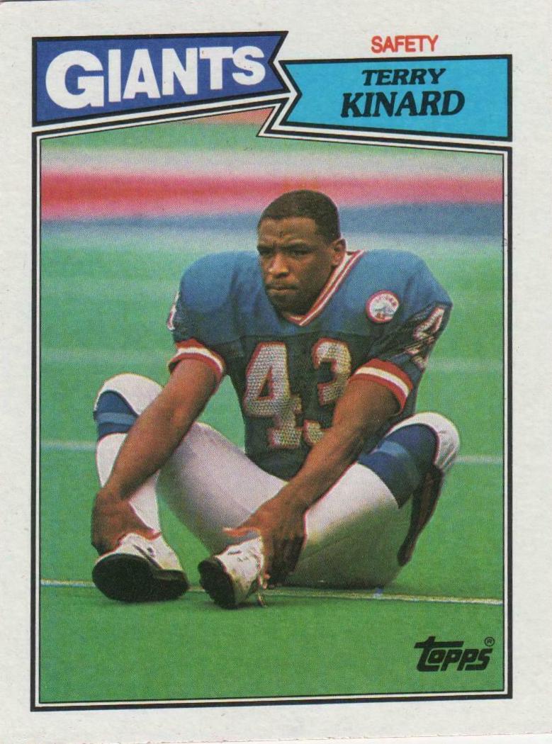 Terry Kinard #27 Football Cards 1987 Topps