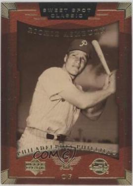 Richie Ashburn #66 Baseball Cards 2004 Upper Deck Sweet Spot Classic