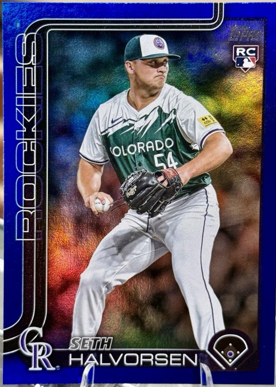 Seth Halvorsen [Blue Rainbow Foil] #597