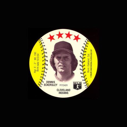 Dennis Eckersley Baseball Cards 1977 Chilly Willee Discs