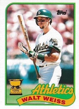 Walt Weiss #316 Baseball Cards 1989 Topps