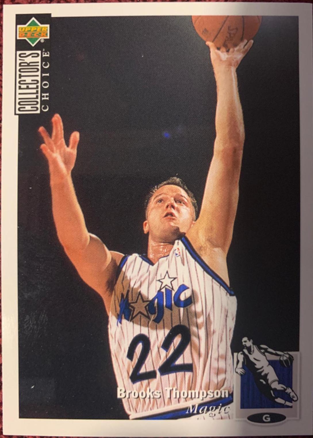 Brooks Thompson #299 Basketball Cards 1994 Collector's Choice