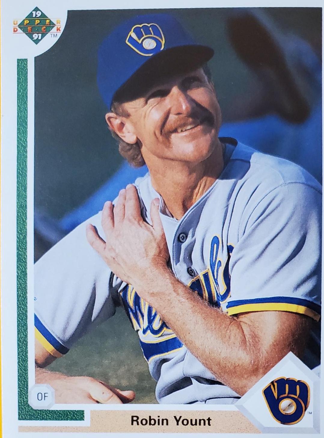 Robin Yount #344 Baseball Cards 1991 Upper Deck