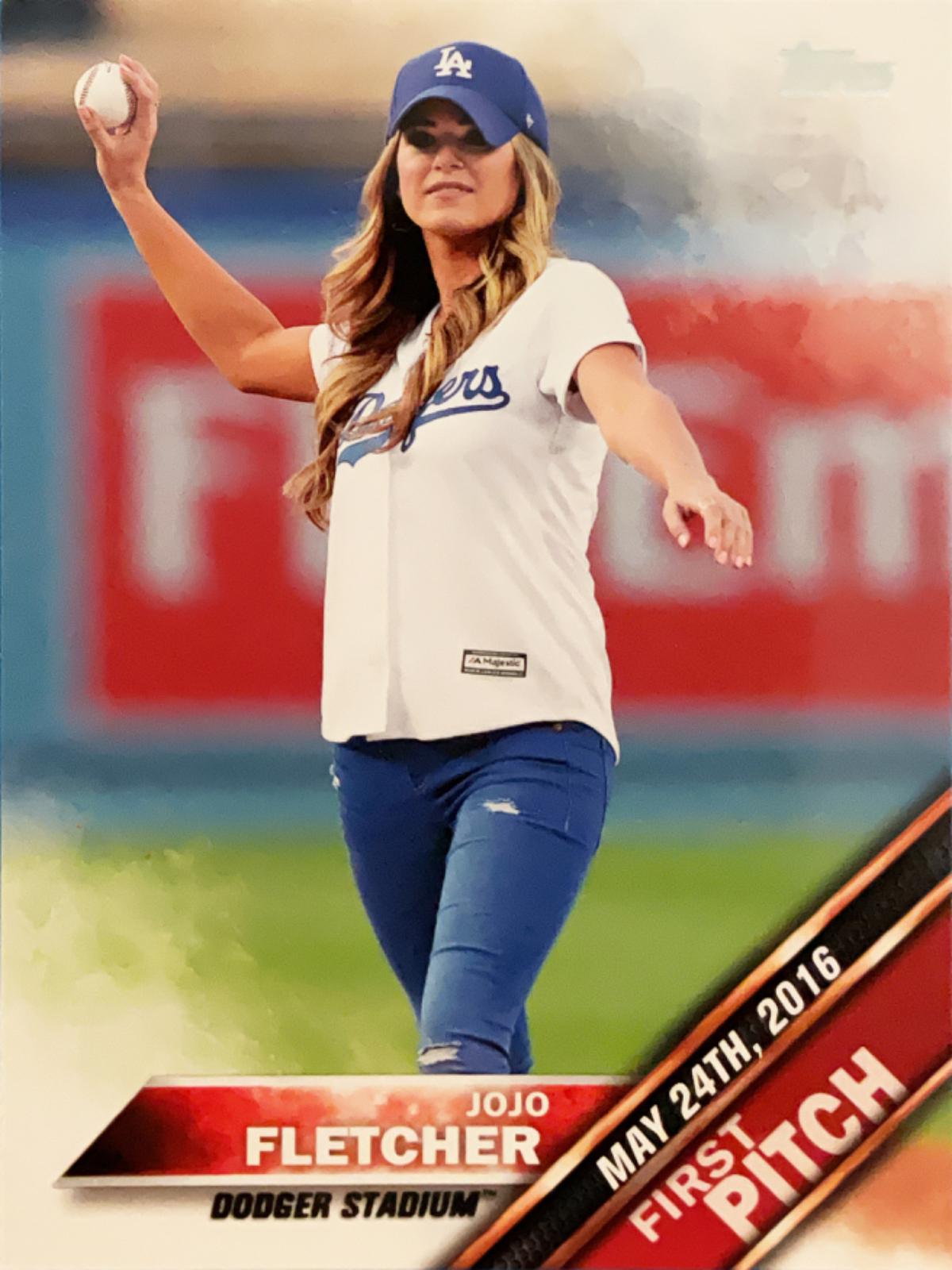 Jojo Fletcher #FP-10 Baseball Cards 2016 Topps Update First Pitch