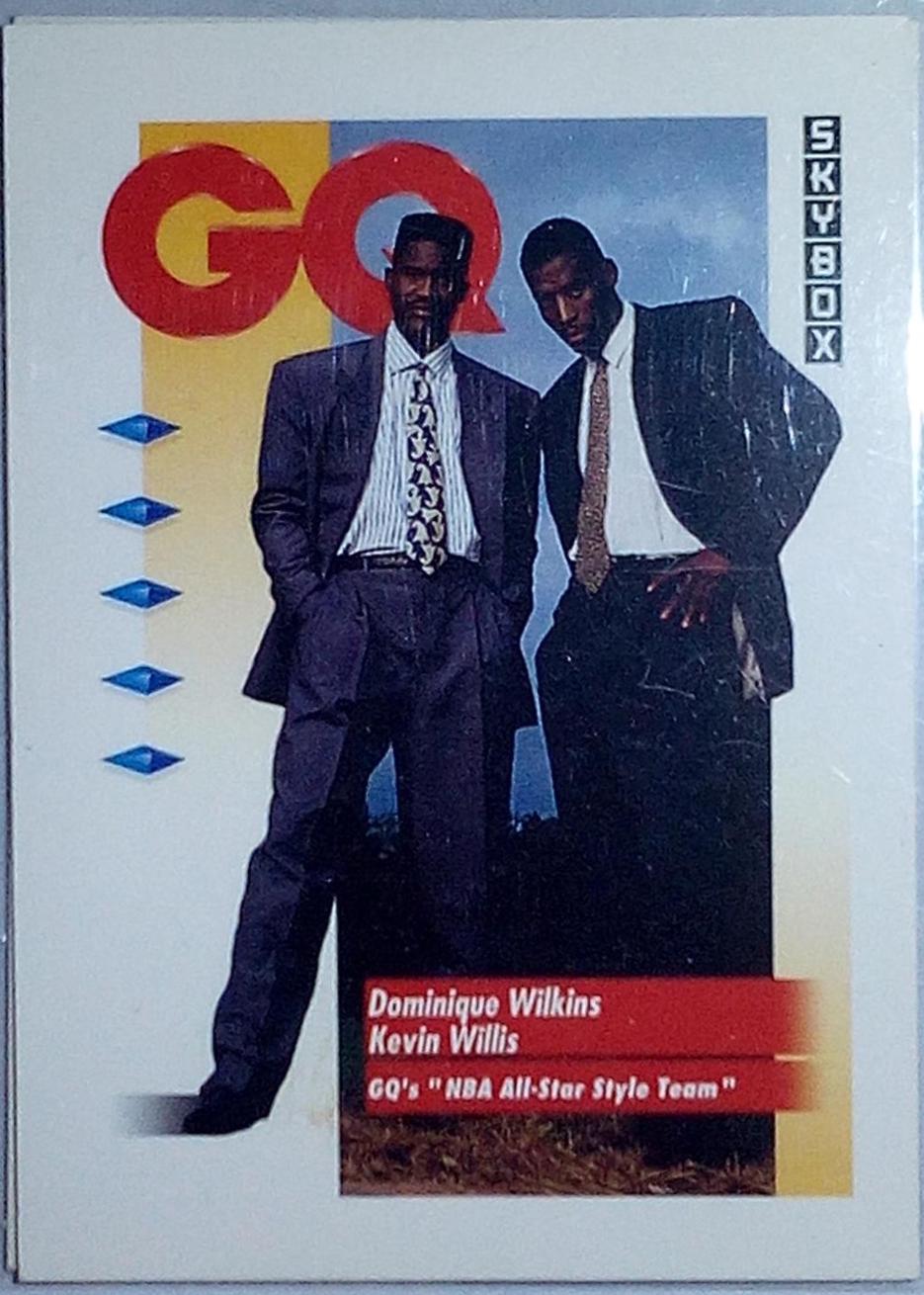Dominique Wilkins, Kevin Willis #326 Basketball Cards 1991 Skybox