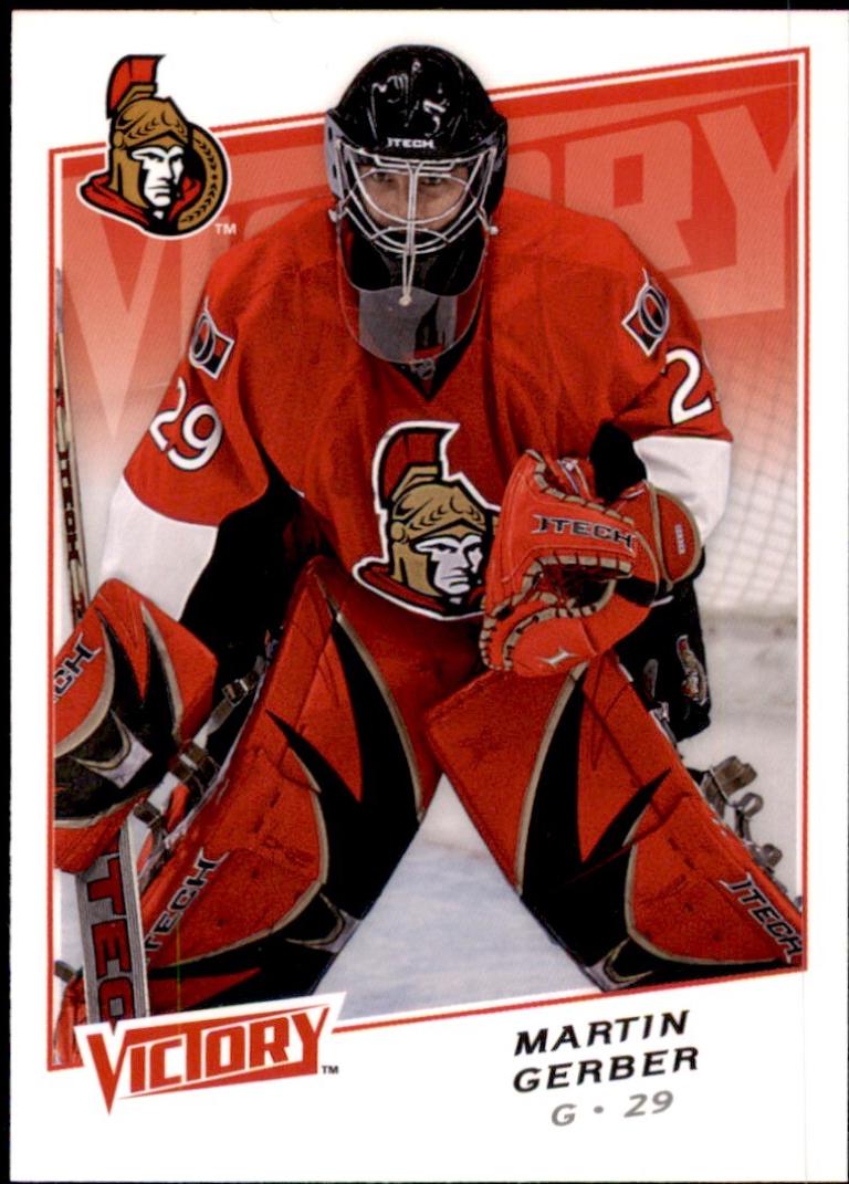 Martin Gerber #63 Hockey Cards 2008 Upper Deck Victory