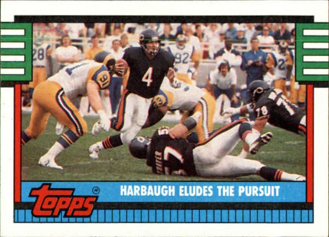 Jim Harbaugh #501 Football Cards 1990 Topps