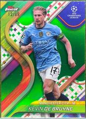 Kevin De Bruyne [Green Refractor] #17 Soccer Cards 2024 Topps Finest UEFA Prices