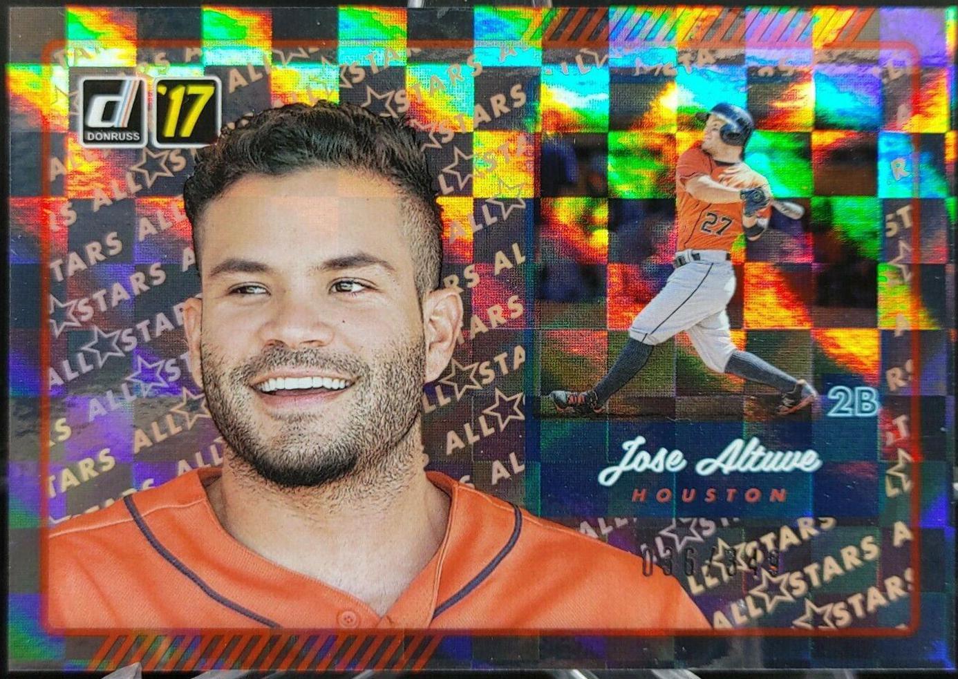 Jose Altuve #AS-6 Baseball Cards 2017 Panini Donruss All Stars