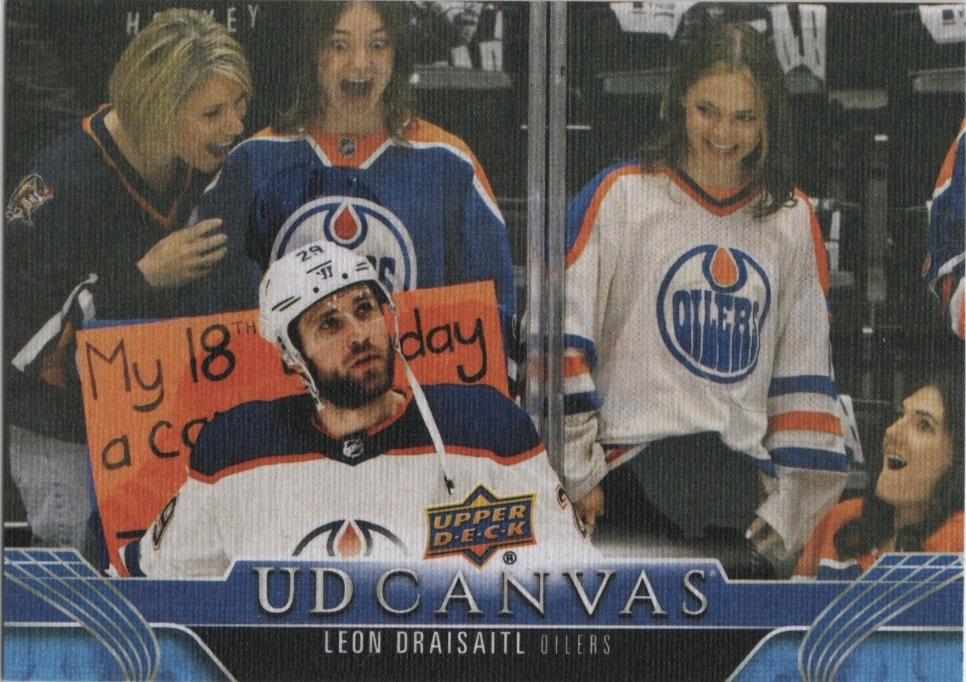 Leon Draisaitl #C30 Hockey Cards 2023 Upper Deck UD Canvas