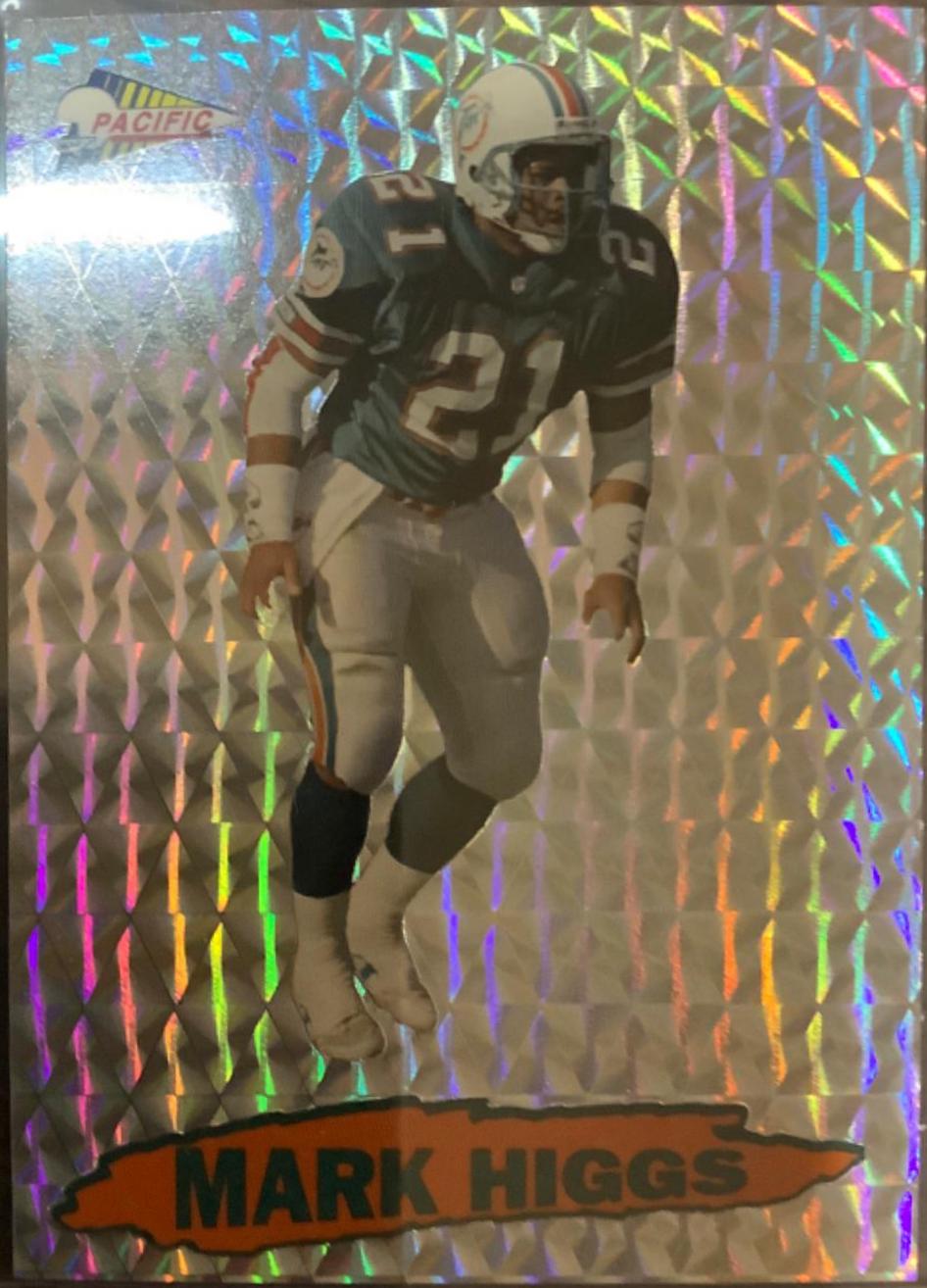 Mark Higgs #5 Football Cards 1993 Pacific Prism Insert