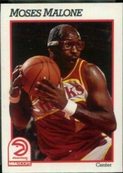Moses Malone #2 Basketball Cards 1991 Hoops