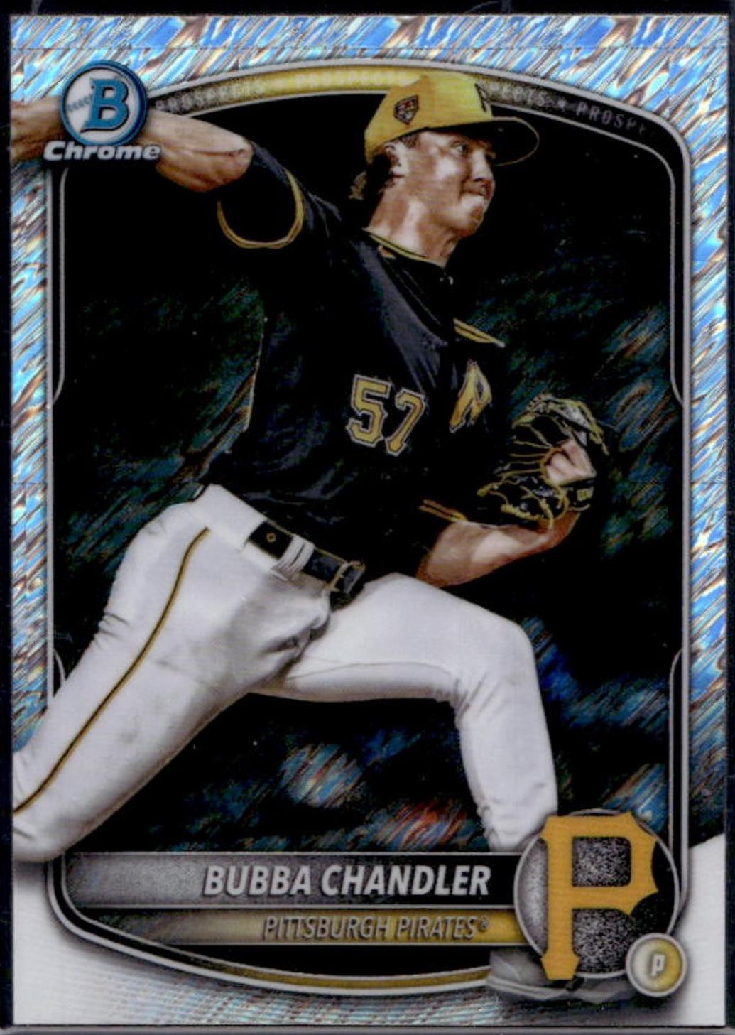 2025 Bowman Chrome Prospects Bubba Chandler [Shimmer] #BCP-171 card