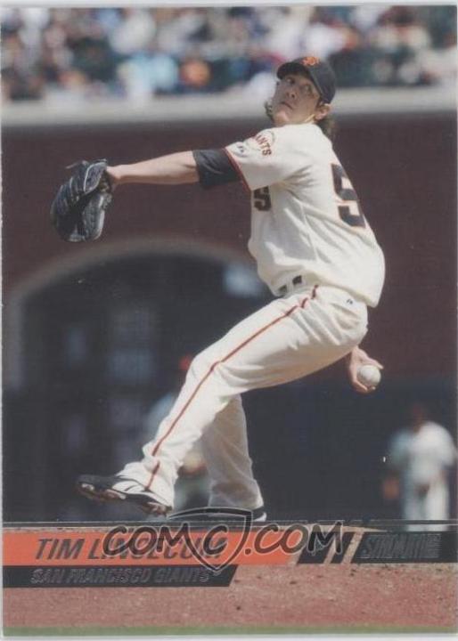 Tim Lincecum #2 Baseball Cards 2008 Stadium Club