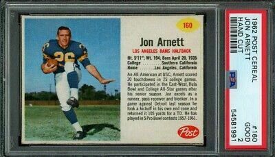 Jon Arnett #160 Football Cards 1962 Post Cereal