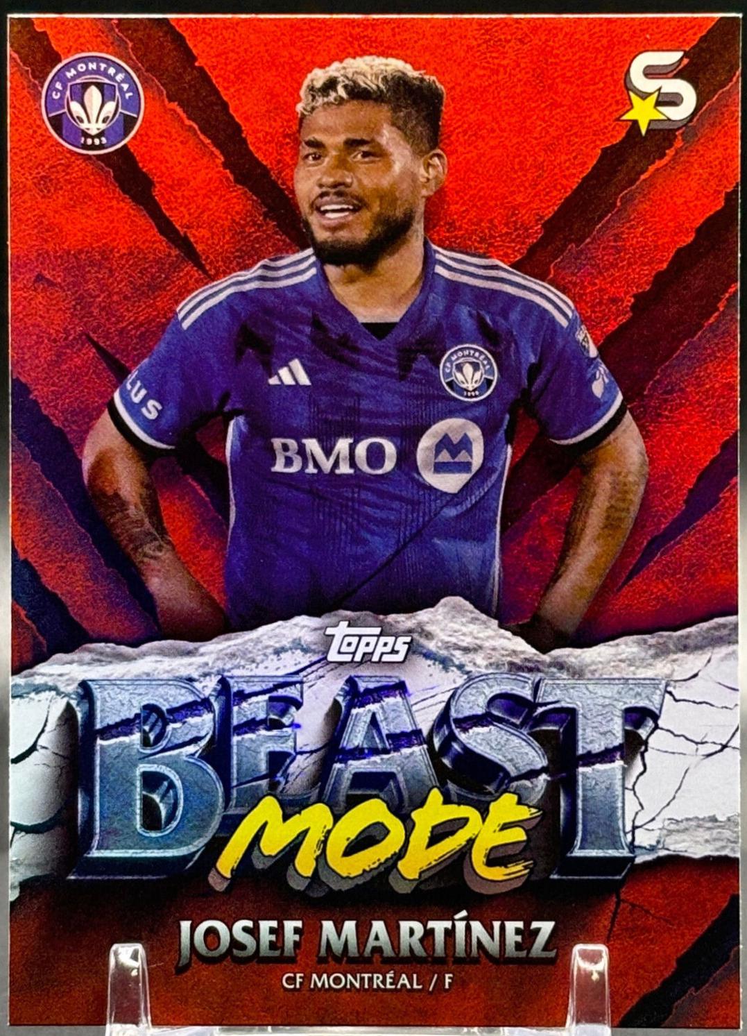 Josef Martinez #BM-4 Soccer Cards 2024 Topps Superstars MLS Beast Mode