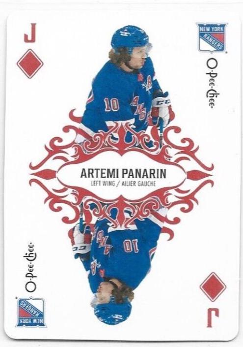 Artemi Panarin #J-DIAMONDS Hockey Cards 2023 O-Pee-Chee Playing Cards