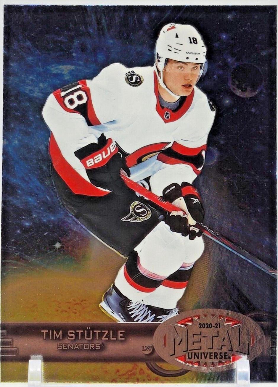 Tim Stutzle #R-49 Hockey Cards 2020 Skybox Metal Universe Retro