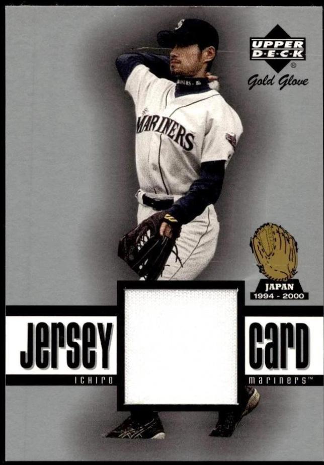 Ichiro Suzuki #GG-IS 2001 Upper Deck Gold Glove Baseball Game Jersey