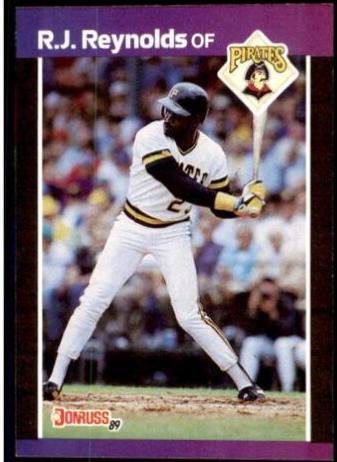 R.J. Reynolds #134 Baseball Cards 1989 Donruss