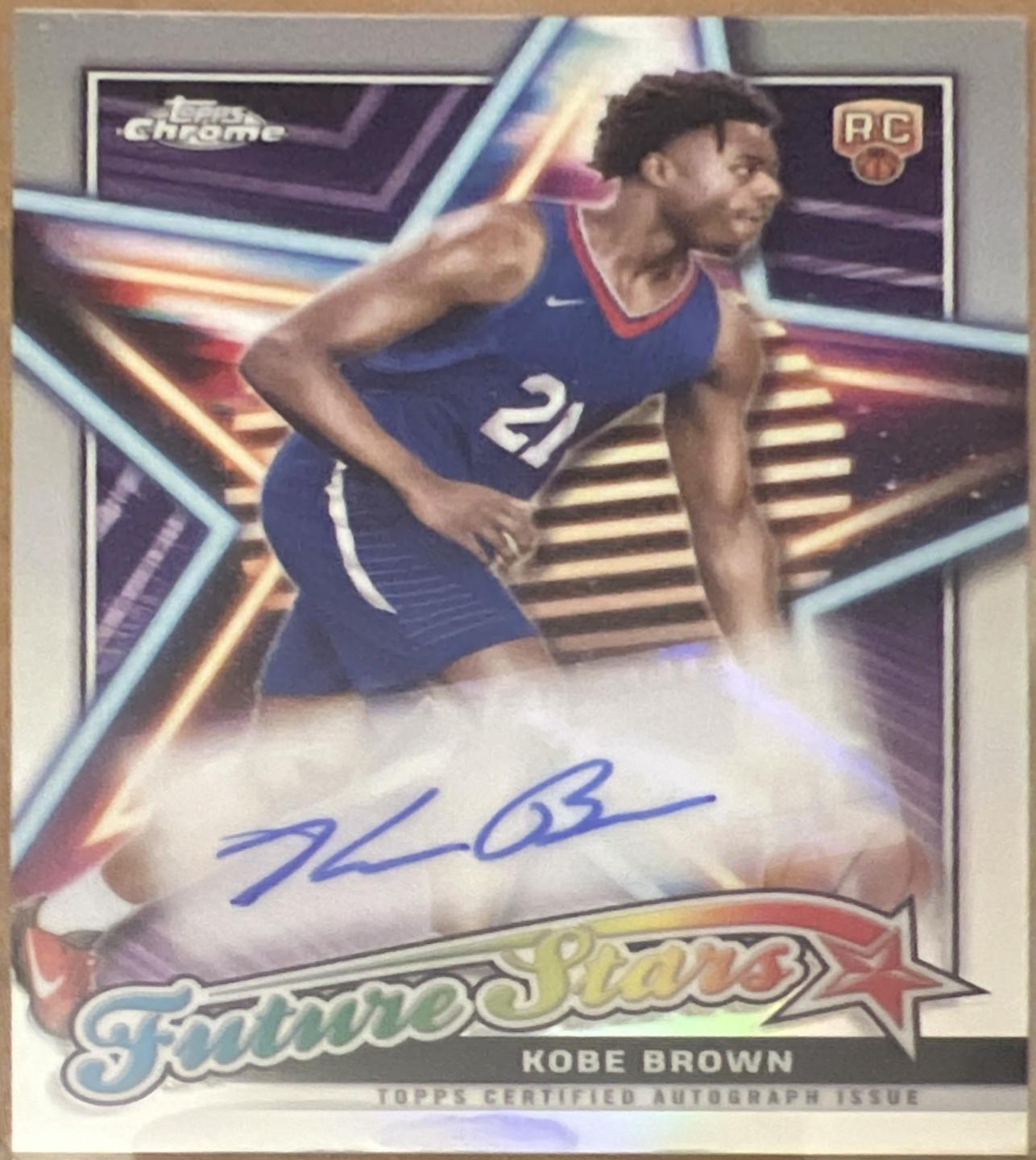 Kobe Brown [Orange Basketball Refractor] #FSA-KB