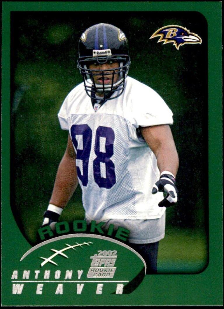 Anthony Weaver #364 Football Cards 2002 Topps