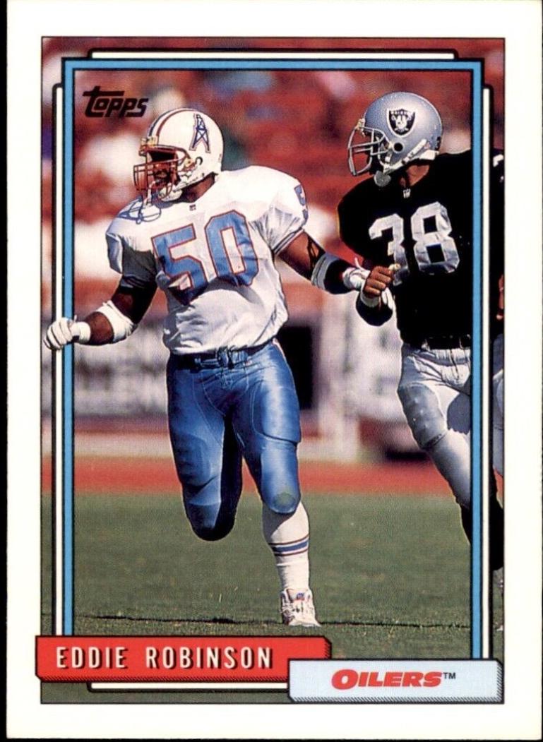 Eddie Robinson #676 1992 Topps Football