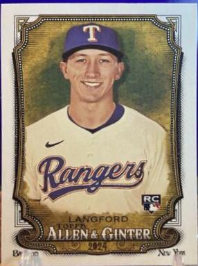 Wyatt Langford #278 Baseball Cards 2024 Topps Allen & Ginter