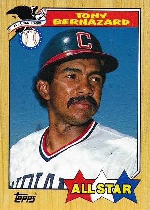 Tony Bernazard #607 Baseball Cards 1987 Topps