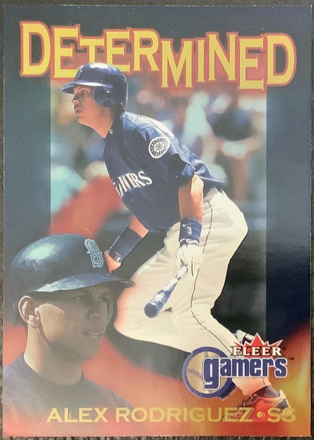 Alex Rodriguez #10 Baseball Cards 2000 Fleer Gamers Determined