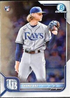 Shane Baz #66 Baseball Cards 2022 Bowman Chrome