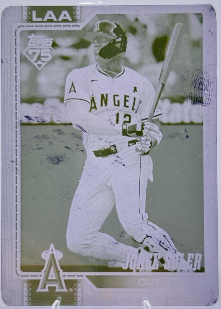 Jorge Soler [Printing Plate] (2026 Topps)