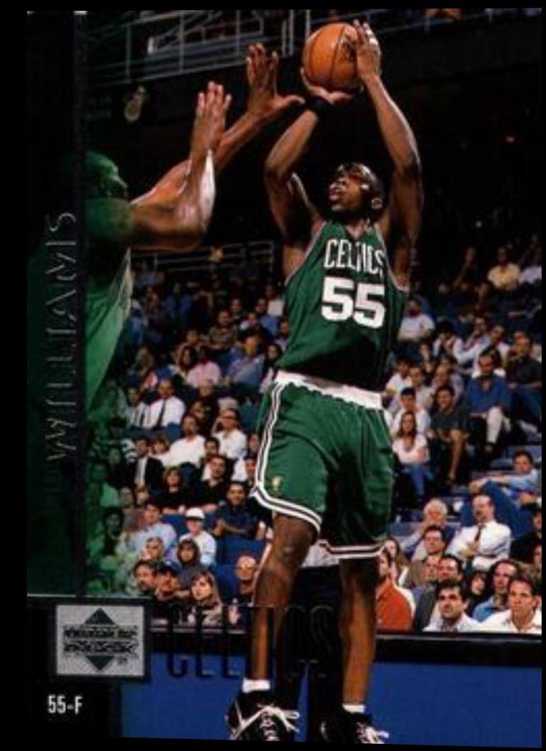 Eric Williams #8 Basketball Cards 1997 Upper Deck