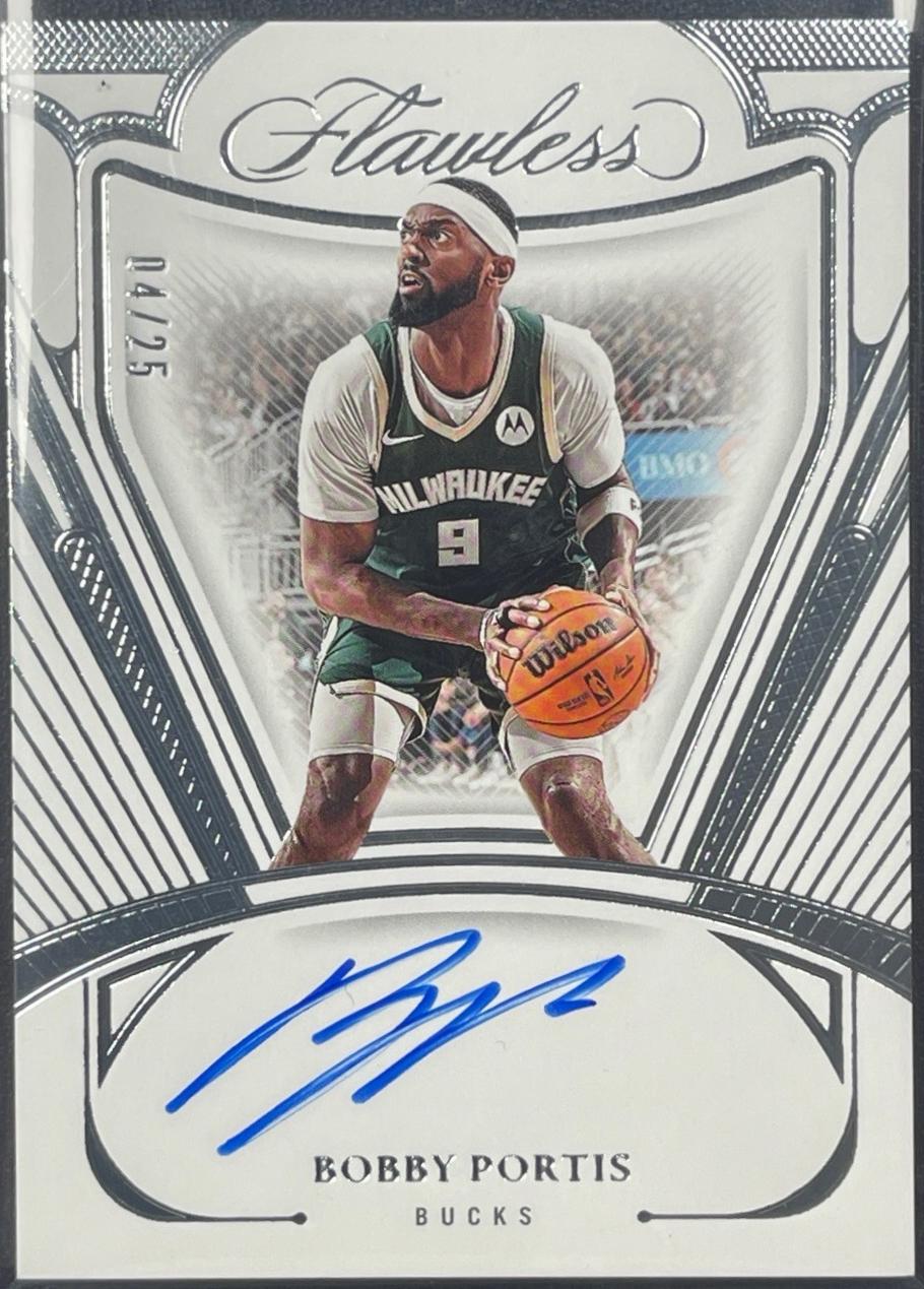 Bobby Portis #FA-BPM 2023-24 Panini Flawless Basketball Flawless Autographs