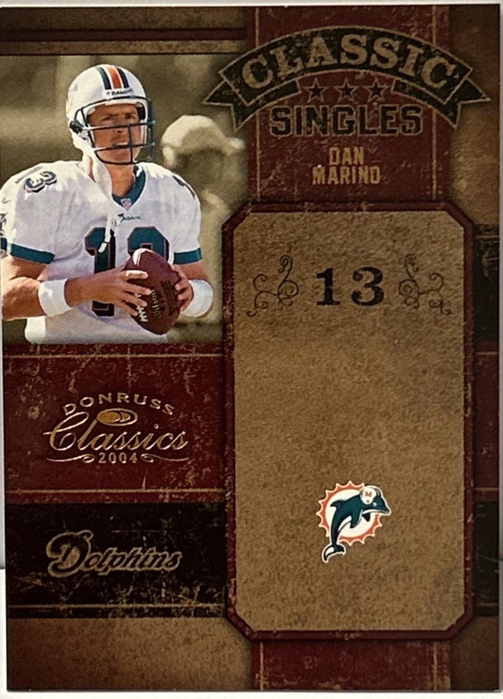 Dan Marino #CS-4 2004 Donruss Classics Classic Football