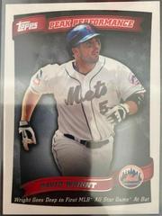 David Wright #PP-41 Baseball Cards 2010 Topps Peak Performance Prices