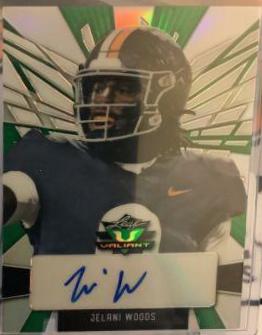 Jelani Woods #PA-JW2 2022 Leaf Valiant Autographs Portrait Football