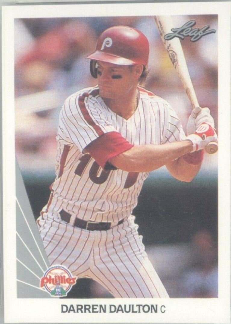 Darren Daulton #369 Baseball Cards 1990 Leaf
