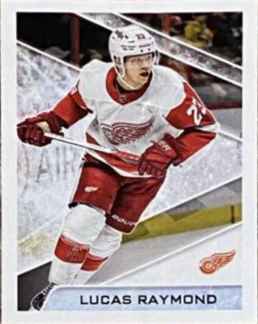 Lucas Raymond #628 Hockey Cards 2022 Topps NHL Sticker