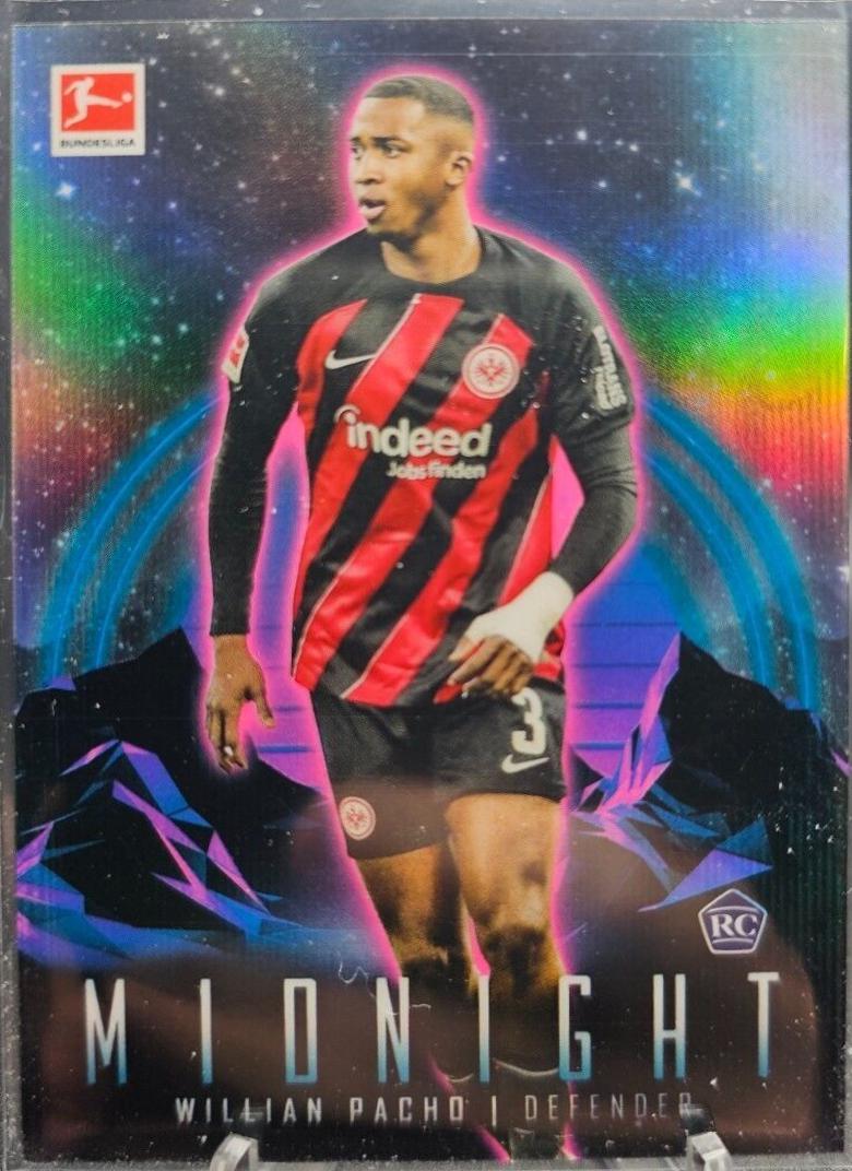 Willian Pacho #97 Soccer Cards 2023 Topps Midnight Bundesliga