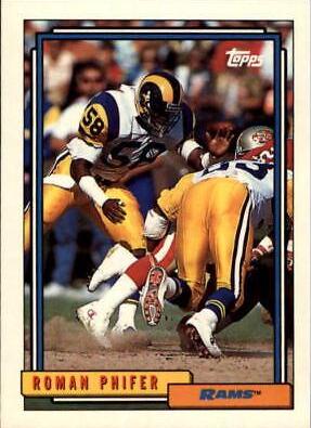 Roman Phifer #35 Football Cards 1992 Topps