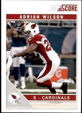 Adrian Wilson #1 Football Cards 2011 Panini Score