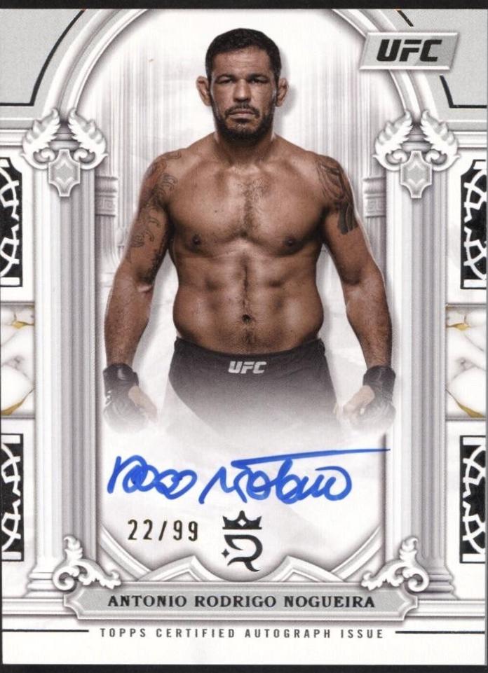 Antonio Rodrigo Nogueira #II-AR Ufc Cards 2024 Topps Royalty UFC Imperial Ink