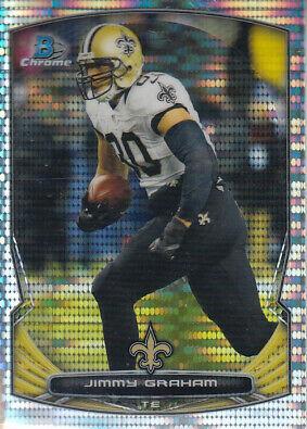 Jimmy Graham [Pulsar Refractor] #55 Prices | 2014 Bowman Chrome ...