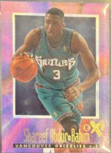Shareef Abdur-Rahim #76 Basketball Cards 1996 Skybox E-X2000