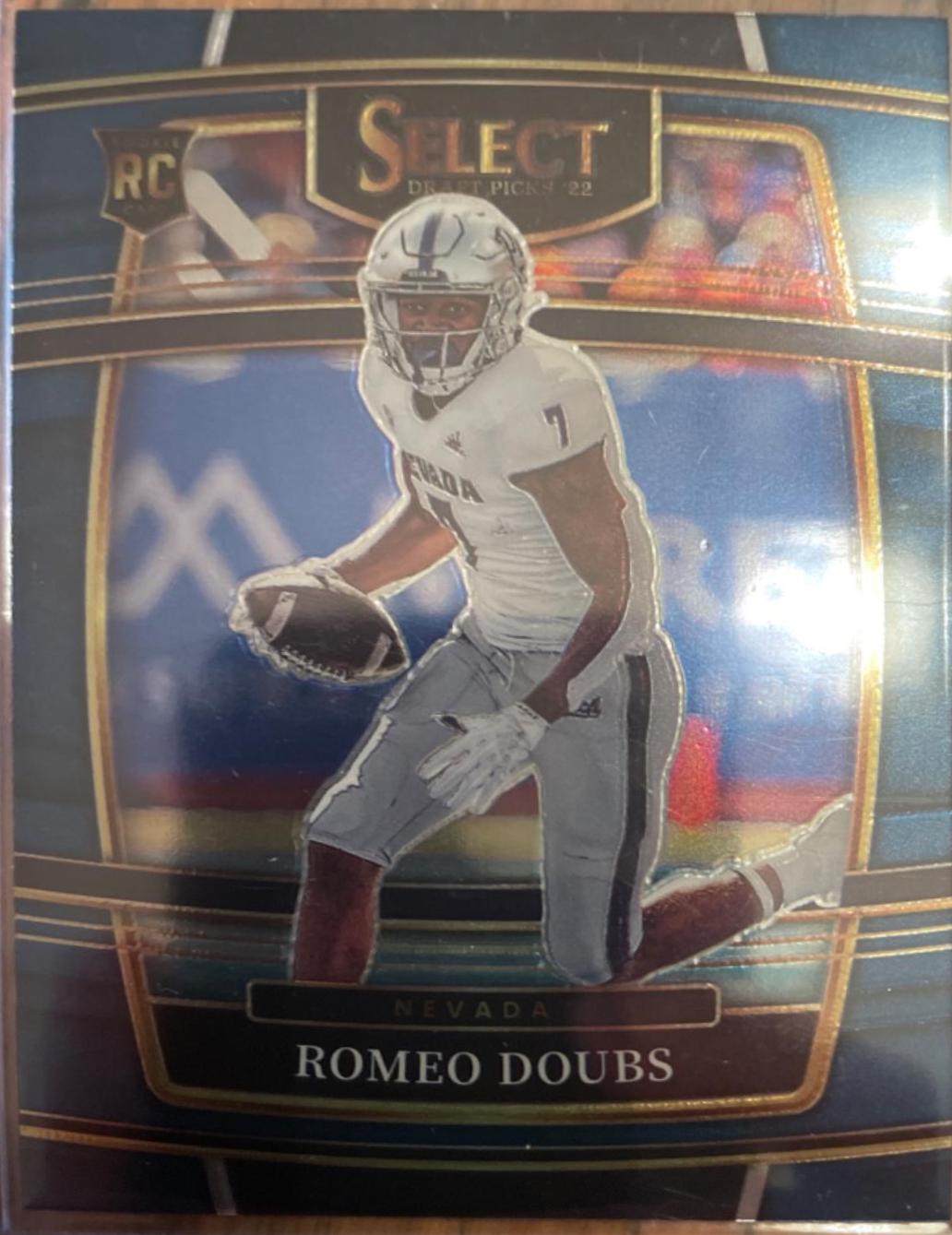 Romeo Doubs #16 Football Cards 2022 Panini Select Draft Picks