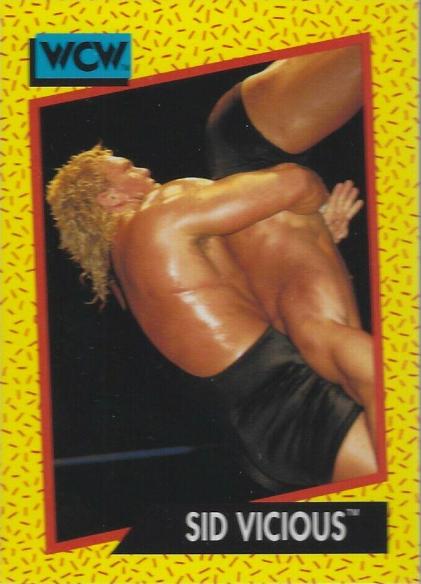 Sid Vicious #25 Wrestling Cards 1991 Impel WCW