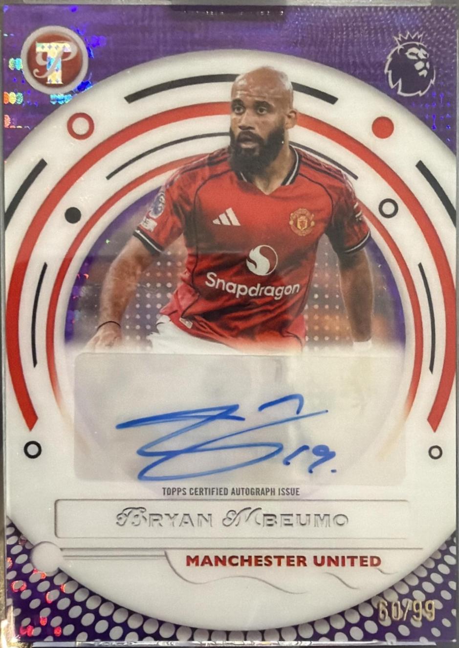 Bryan Mbeumo #PA-BM 2025 Topps Pristine Premier League Autograph